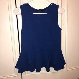 Royal blue top